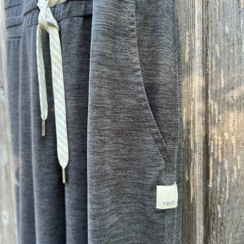 Vuori - Lux Harem Jumpsuit in charcoal heather gray. - Picture 8 of 8